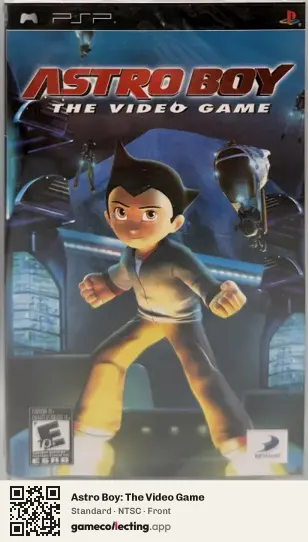 Astro Boy: The Video Game PlayStation Portable, NTSC box front