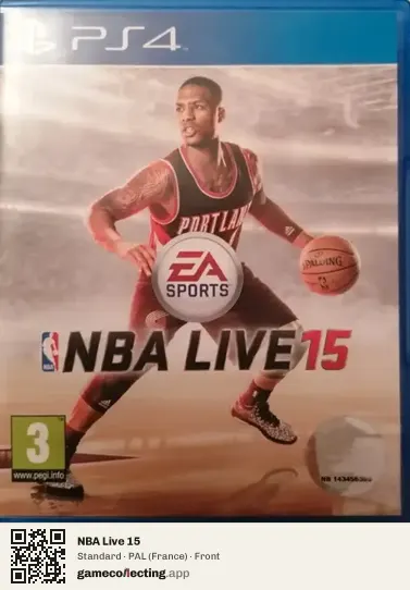 NBA Live 15 PlayStation 4, France box front
