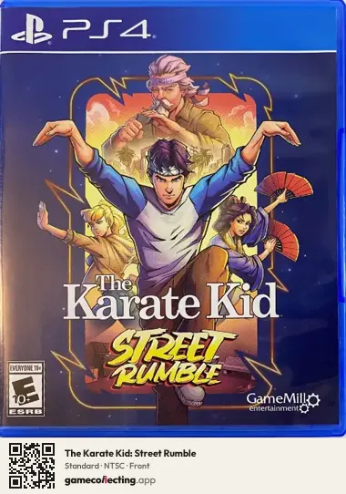 The Karate Kid: Street Rumble PlayStation 4, NTSC box front