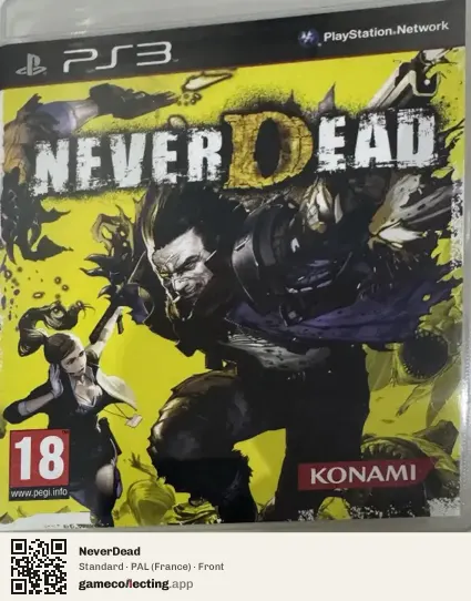 NeverDead PlayStation 3, France box front