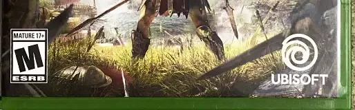 Assassin's Creed Odyssey, the ESRB box on its front