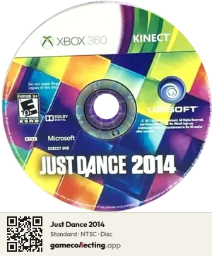 Just Dance 2014 Xbox 360, NTSC disc