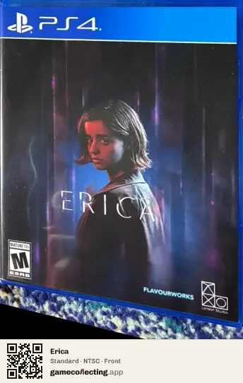 Erica PlayStation 4, NTSC box front