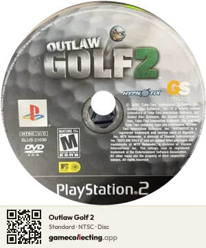 Outlaw Golf 2 PlayStation 2, NTSC disc
