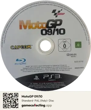 MotoGP 09/10 PlayStation 3, PAL disc