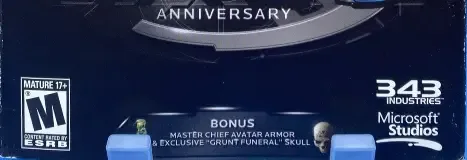Halo: Combat Evolved Anniversary, the ESRB box on its front