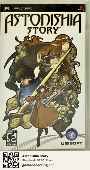 Astonishia Story PlayStation Portable, NTSC box front