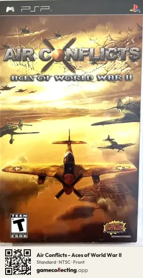 Air Conflicts - Aces of World War II PlayStation Portable, NTSC box front
