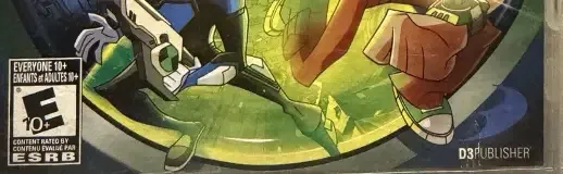 Ben 10: Omniverse, the ESRB box on its front