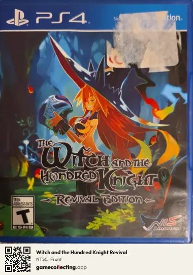 Witch and the Hundred Knight Revival PlayStation 4, NTSC box front