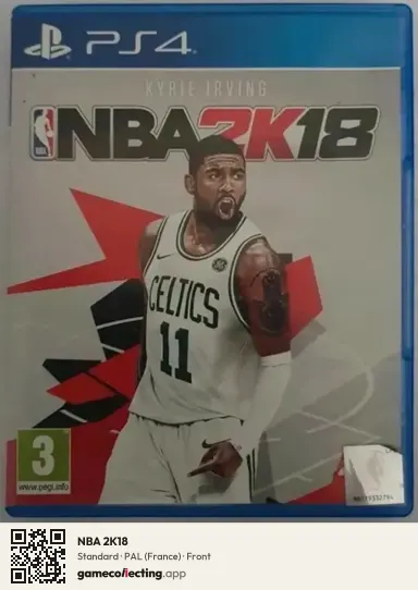 NBA 2K18 PlayStation 4, France box front