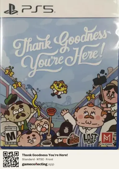 Thank Goodness You're Here! PlayStation 5, NTSC box front