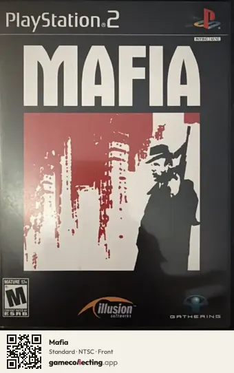 Mafia PlayStation 2, NTSC box front
