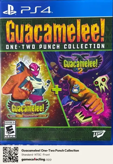 Guacamelee! One-Two Punch Collection PlayStation 4, NTSC box front