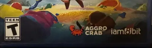 Another Crab's Treasure, the ESRB box on its front