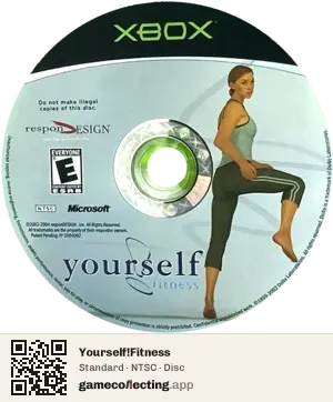 Yourself!Fitness Xbox, NTSC disc