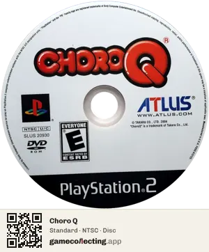 Choro Q PlayStation 2, NTSC disc