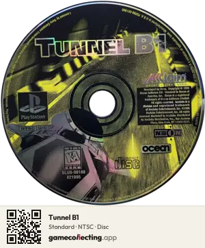 Tunnel B1 PlayStation, NTSC disc