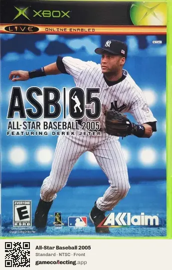 All-Star Baseball 2005 Xbox, NTSC box front