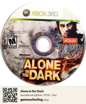 Alone in the Dark Xbox 360, NTSC disc