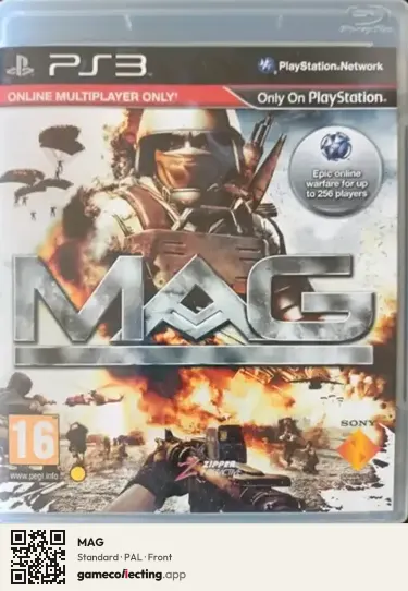 MAG PlayStation 3, PAL box front