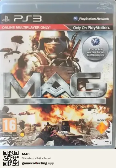 MAG PlayStation 3, PAL box front