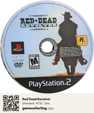 Red Dead Revolver PlayStation 2, NTSC disc