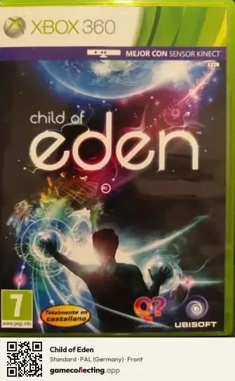 Child of Eden Xbox 360, Germany box front