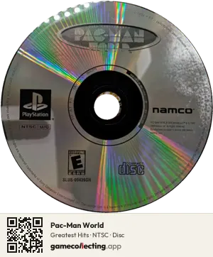 Pac-Man World PlayStation, NTSC disc