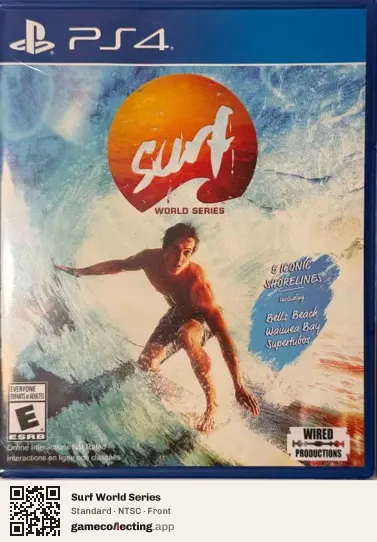 Surf World Series PlayStation 4, NTSC box front