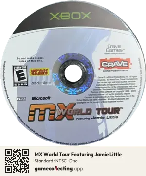 MX World Tour Featuring Jamie Little Xbox, NTSC disc