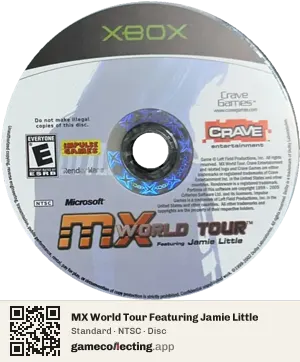 MX World Tour Featuring Jamie Little Xbox, NTSC disc