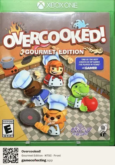 Overcooked! Xbox One, NTSC box front