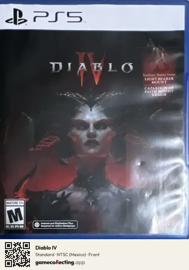 Diablo IV PlayStation 5, Mexico box front