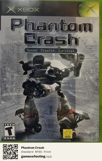 Phantom Crash Xbox, NTSC box front