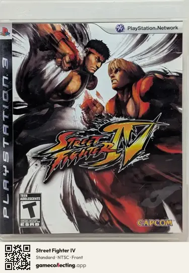Street Fighter IV PlayStation 3, NTSC box front