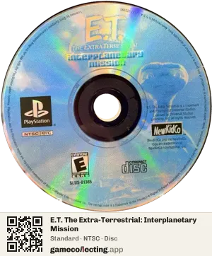 E.T. The Extra-Terrestrial: Interplanetary Mission PlayStation, NTSC disc