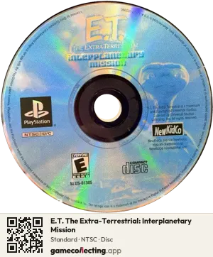 E.T. The Extra-Terrestrial: Interplanetary Mission PlayStation, NTSC disc