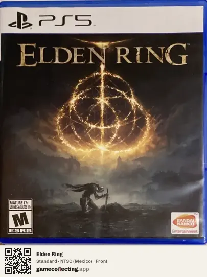 Elden Ring PlayStation 5, Mexico box front