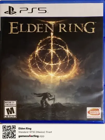 Elden Ring PlayStation 5, Mexico box front