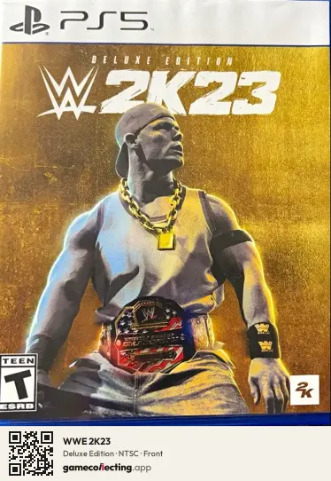 WWE 2K23 PlayStation 5, NTSC box front