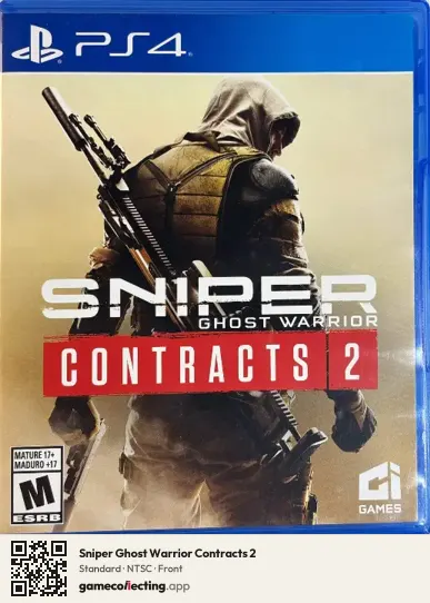 Sniper Ghost Warrior Contracts 2 PlayStation 4, NTSC box front
