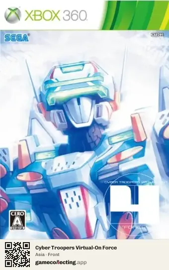Cyber Troopers Virtual-On Force Xbox 360, Asia box front