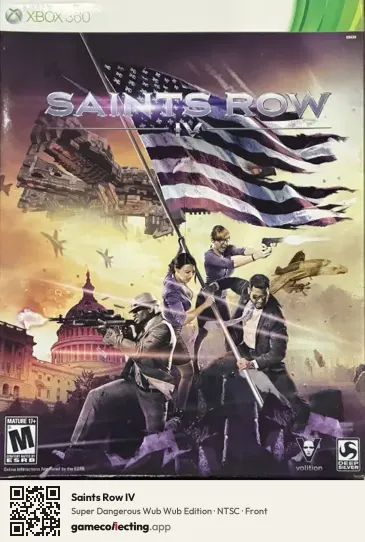 Saints Row IV Xbox 360, NTSC box front