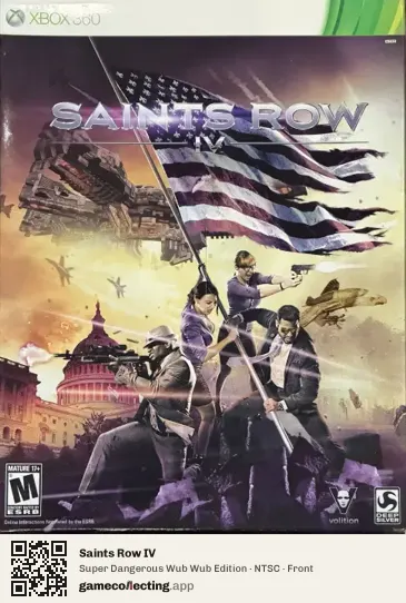 Saints Row IV Xbox 360, NTSC box front