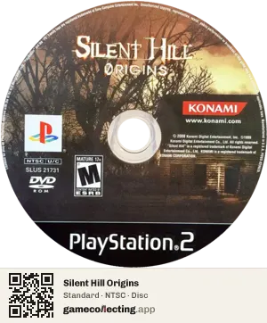 Silent Hill Origins PlayStation 2, NTSC disc