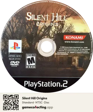 Silent Hill Origins PlayStation 2, NTSC disc