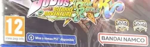 JoJo's Bizarre Adventure: All-Star Battle R, the PEGI square on its front