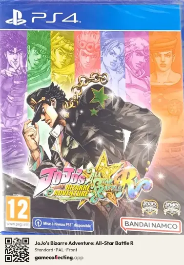 JoJo's Bizarre Adventure: All-Star Battle R PlayStation 4, PAL box front