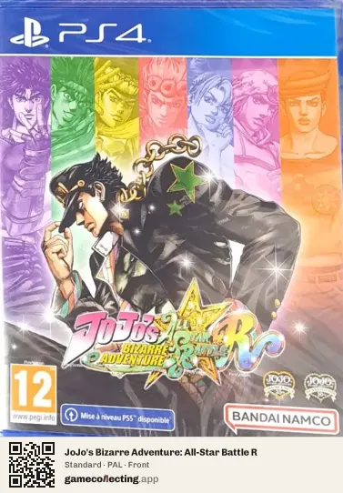 JoJo's Bizarre Adventure: All-Star Battle R PlayStation 4, PAL box front